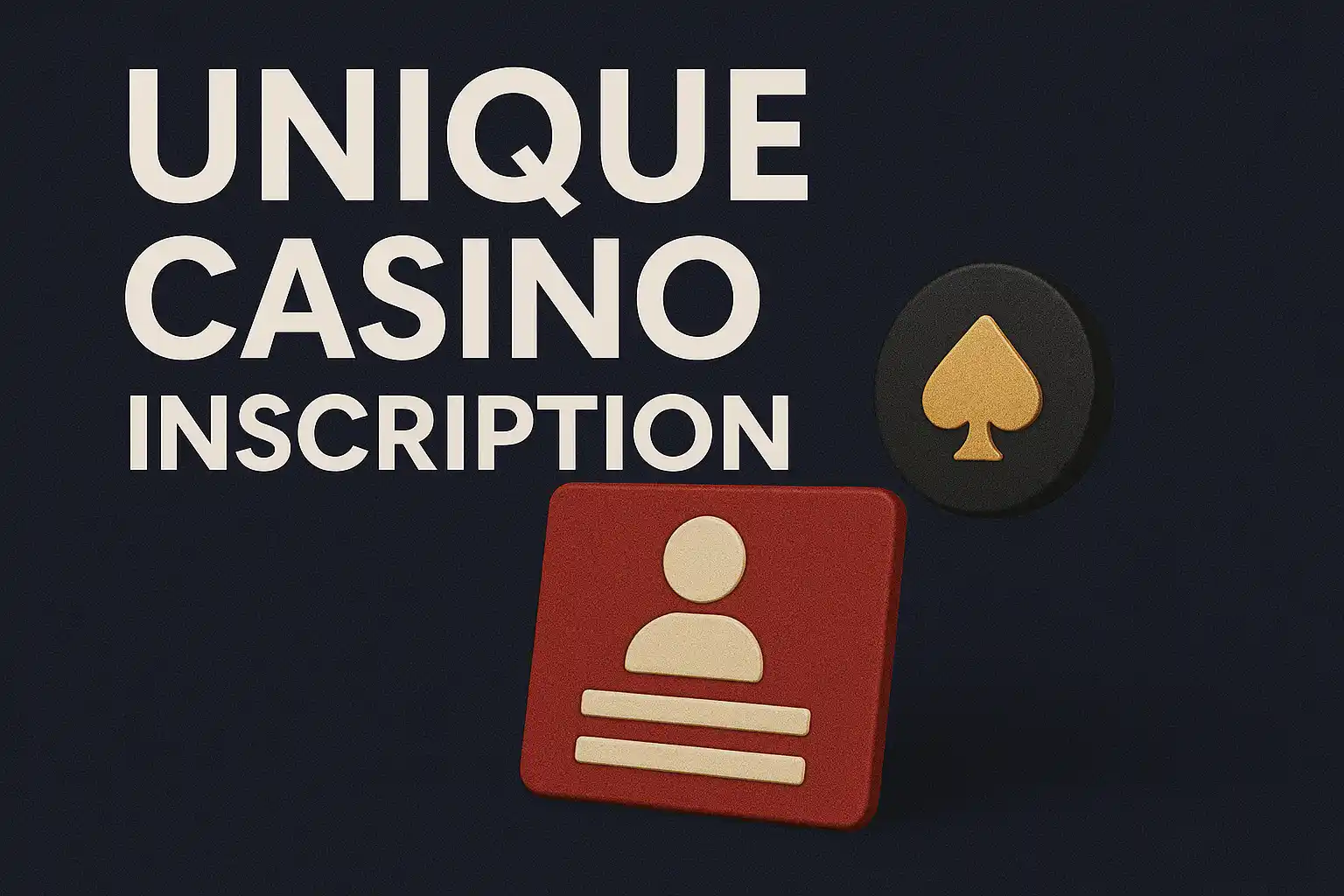 Unique casino inscription